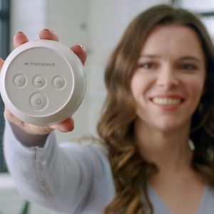 Transcend Micro CPAP being Held